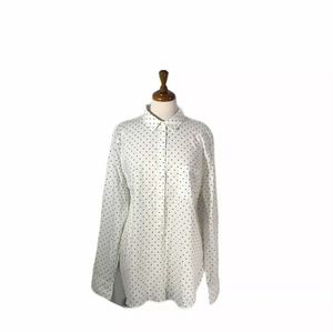 J. Crew Polka Dot Button Down